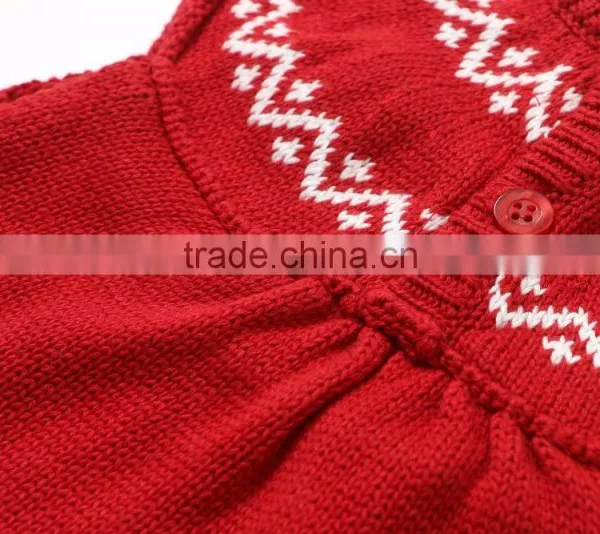 B22240A Baby Wool Knitted Dress Stylish Baby Girls Autumn Knitting Dress photo-6