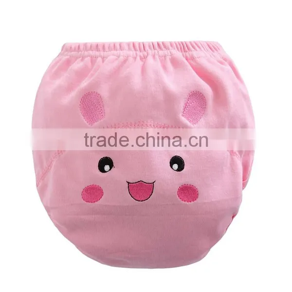 3 Layers Pikachu Style Printed Embroidered Waterproof Washable Pure Cotton Baby Diaper photo-4