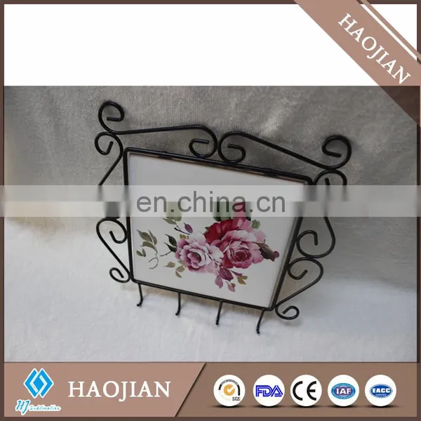 4 Hook Wrought Iron Racks for Keys photo-3
