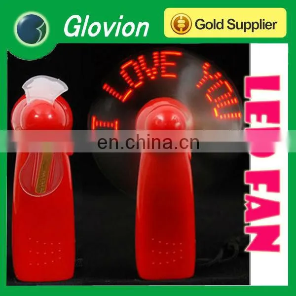 LED Flashing Message Mini Fan Led Message Fan Program Led Message Fan