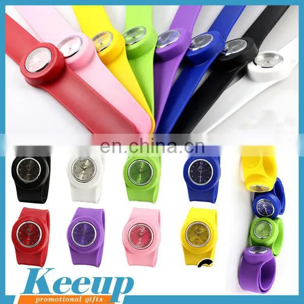 Branded Fashion Cheap Silicone Slap Watches photo-2