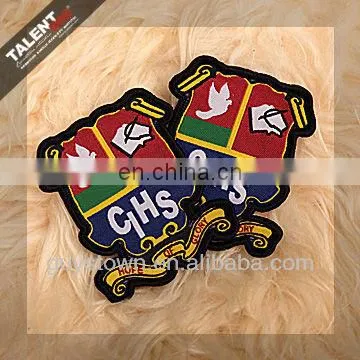 Wholesale Custom Private Woven Embroidery School Uniform Logo Name Badge photo-4