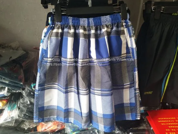 Printed Summer Shorts, Wide Sweatpants, Men's Breathable Beach Pants. photo-5