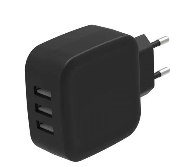 2017 New 5V 5A CE RoHS Certified 3 Port USB Wall Chargers for Mobile Phones