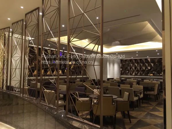 stainless steel decorative dividers partition