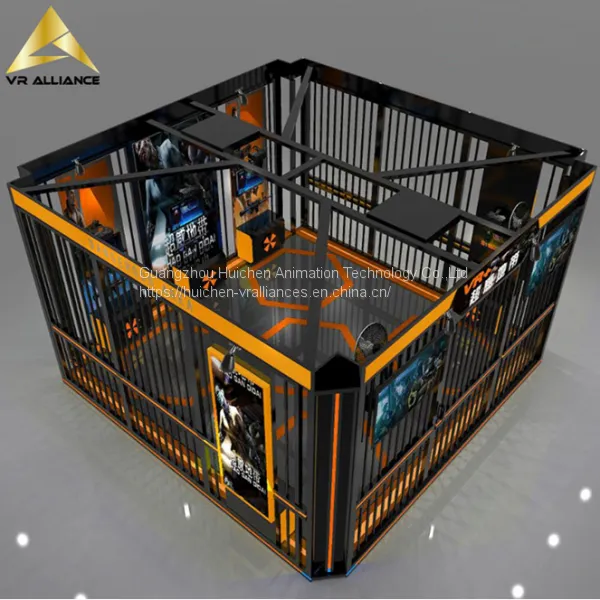Immersive Virtual Reality War Battle Motion Simulator Equipment 9D VR Multiplayer Shooting Game Machine photo-3
