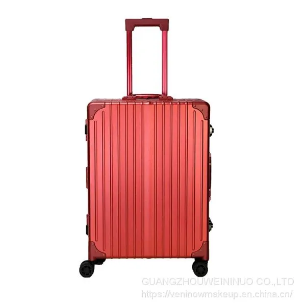 Cosmetic Trolley Case With Lights Mirror Aluminum Trolley Make up Case With Lights Cosmetic Case Leg Mirror Train Table