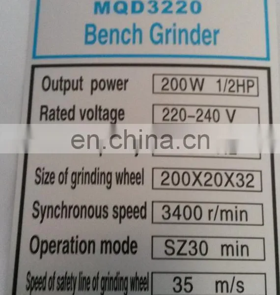 8" 200mm Electric Bench Grinder With us Plug photo-4