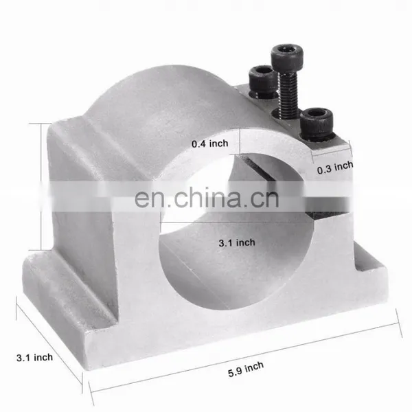 Spindle Cnc Router 2.2kw 220V Air Cooled Spindle Motor + 220v Vfd/ Inverter +80mm Clamp +ER20 Collects photo-5