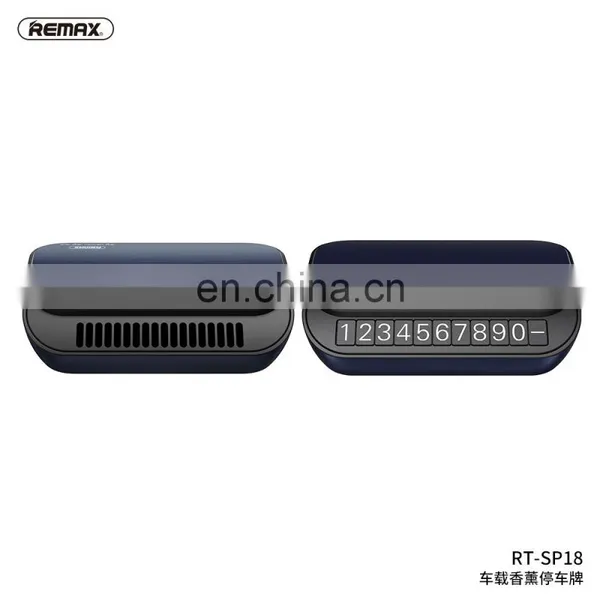 Remax 2020 Hot Seller Privacy Protection Temporary Parking Number Plate With Car Fragrance photo-4