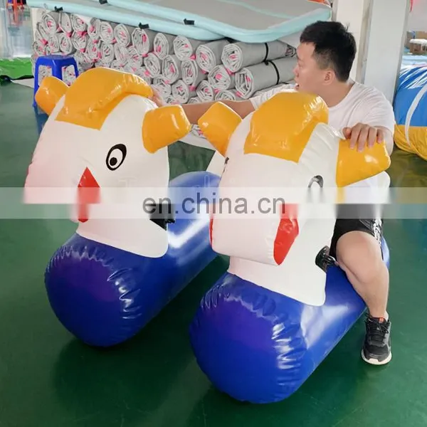 Airtight Inflatable Derby Race Horse Water Toys Inflatable Jumping Bouncy Horse photo-2