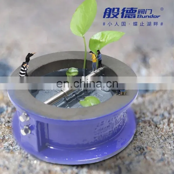 Bundor DN200 PN16 Vertical Wafer Check Valve CF8 Disc 8inch Wafer Non Return Valve photo-2