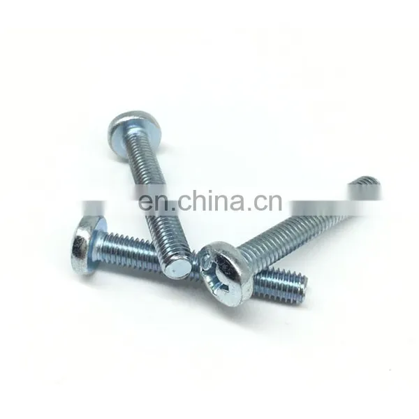 Carbon Steel Black Zinc GB818 Cross Pan Head Machine Screw photo-4