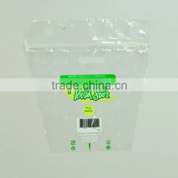 Food Grade Fresh Grape Packing Bag/fresh Vegetables Packaging/fruit and Vegetables Packaging Materials