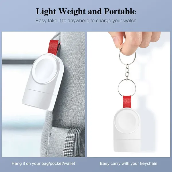 Portable Wireless Charger for IWatch 6 SE 5 4 Charging Stand Apple Watch Series USB Charger photo-5