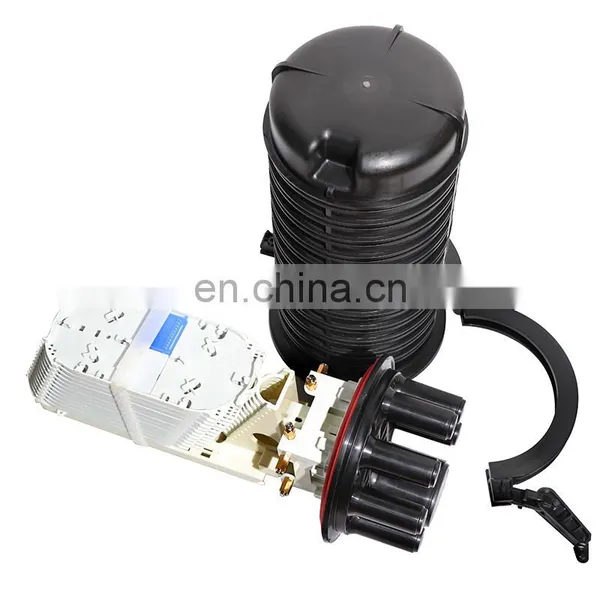 Vertical Dome Type 24 48 96 144 288 Core Fiber Cable Joint Box Fiber Optic Splice Closure photo-4
