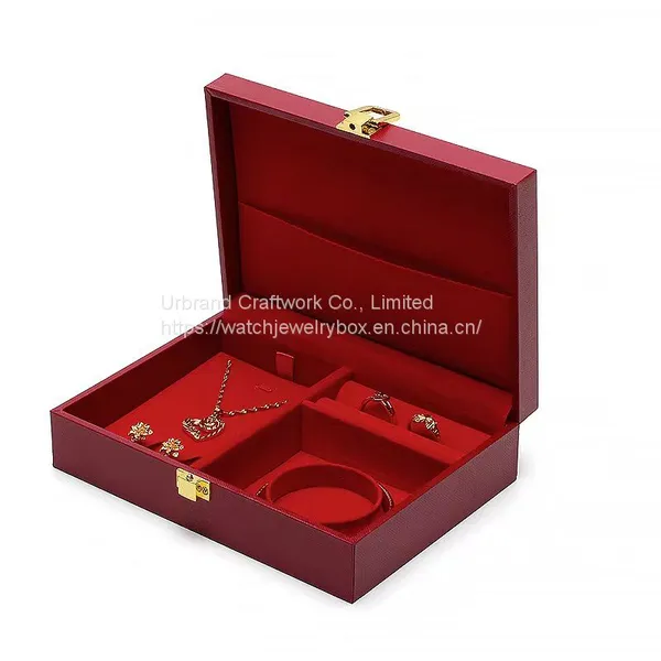New Set Wedding Suit Jewelry Storage Box Wedding Ring Pendant Bracelet Packaging Box photo-2