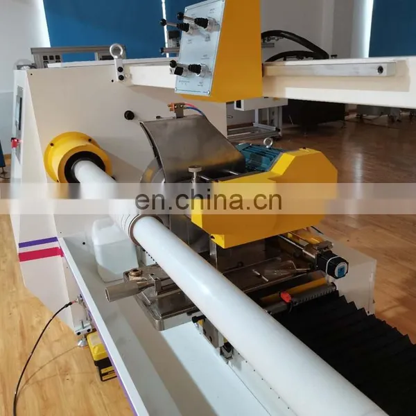 Aluminum Foil Roll and PVC Electrical Tape Cutter Tape Log Roll Cutting Machine photo-2