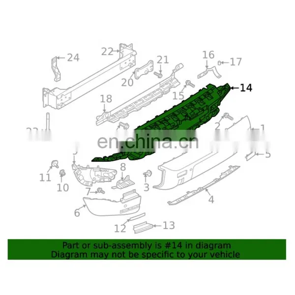 OEM LR129731 Rear Bumper Cover for Land Rover New Defender Car Rear Guard Rear Spoiler photo-3