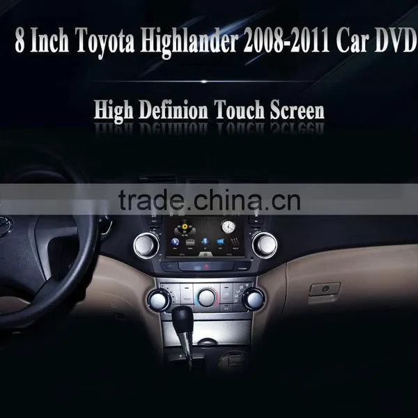 Double Din for TOYOTA HIGHLANDER Touch Screen Car DVD Car Stereo GPS 3G WIFI Bluetooth SWC RDS Phonebook AUX 1080P USB/SD photo-3