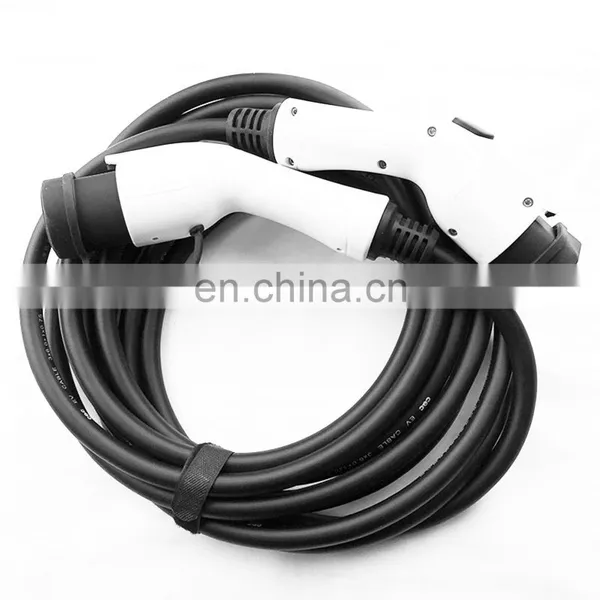 Mode 3 EV Home Charger 32A GB/T Dual Charging Plug With 5m Cable photo-4