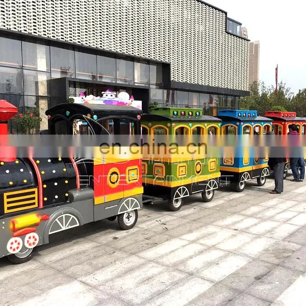 Cheap CE Certificated European Electric Train Without Tracks go Through Park/ Mall photo-4