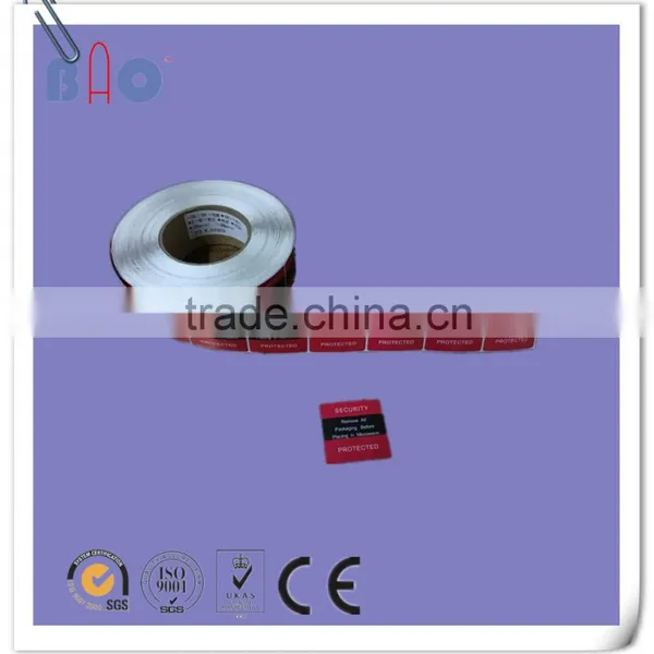 EAS Red RF Label