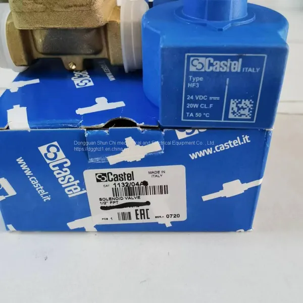 Castel Solenoid Valve Refrigeration Ball Valve for Air Conditioning in Cold Storage 1070/5 HM2 1070/4A6 photo-4