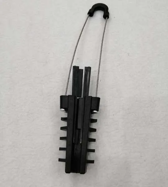 FTTH Figure 8 Fiber Optical Cable Low Voltage ABC ADSS Self Adjusted Aerial Anchor Tension Clamp photo-4