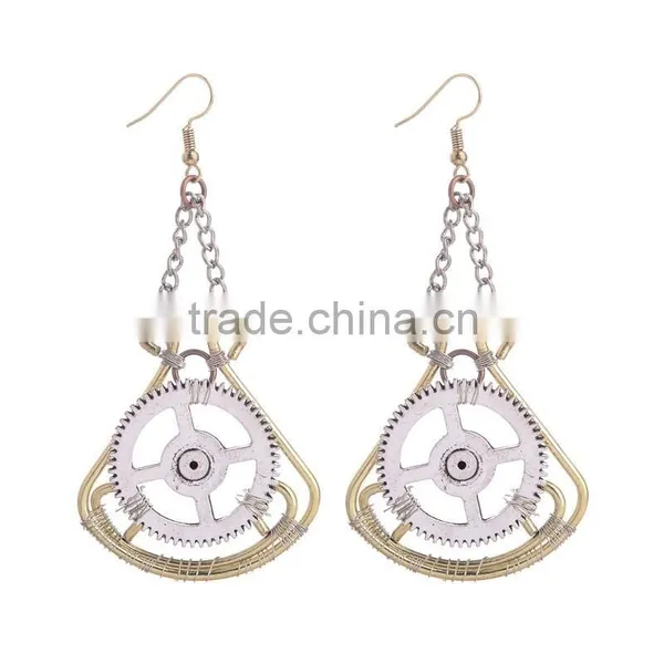 Hotselling Steampunk Earrings Vintage Design Dangle Earring