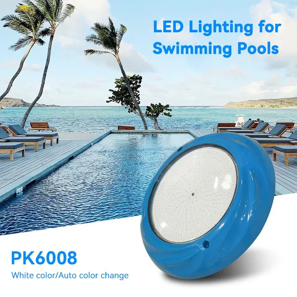 Pikes Under Pool Light Stainless Steel High Quality Plastic Material ABS Wholesale Swimming Pool Light photo-5