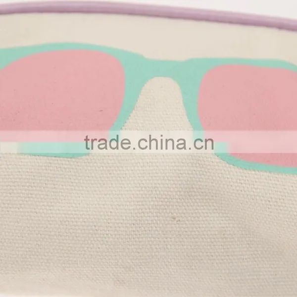 Cute Glasses Pattern Woman Wallet Case photo-6