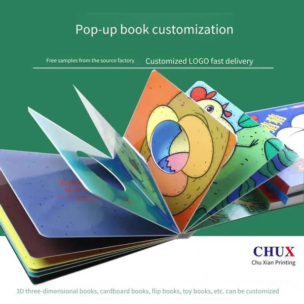 Children's Educational Toy Books, Printing Factory's Various Children's Early Education Cards and Intelligent 3d Books. the Craftsmanship is for Display Only.