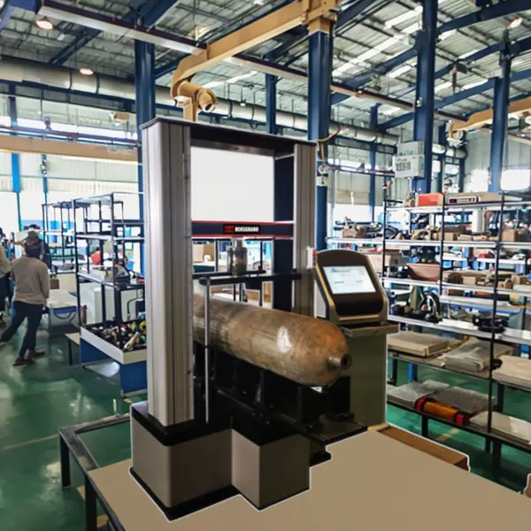 HST-H1110C Online Rockwell Hardness Testing Line -- Customized Version for Gascylinders photo-4