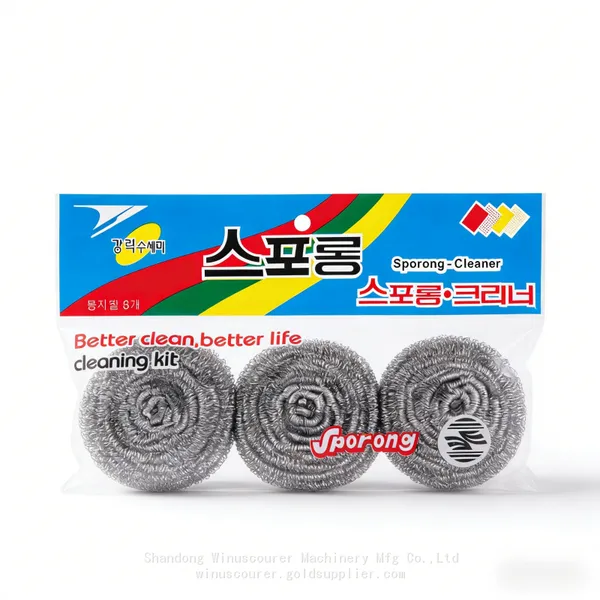 Integrated Molding Spiral Metal Scrub Ball Firm Stable Internal Structure photo-2