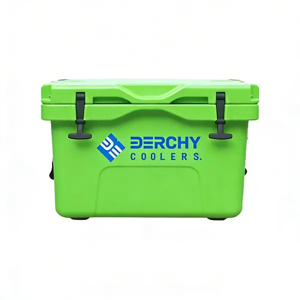 Rotomolded Marine Cooler 25QT Seamless Construction With Drain Plug for Boat Fishing