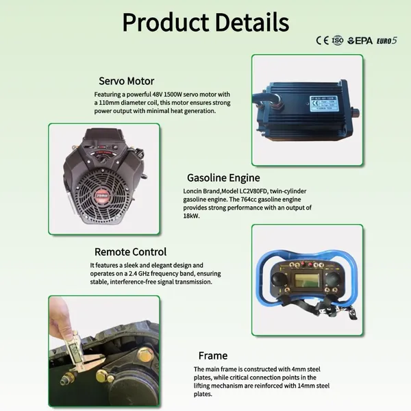 Vigorun Lawn Mower High-Torque RV063 Reducer Reverse Mulcher for Rubber & Palm Oil Plantations photo-2