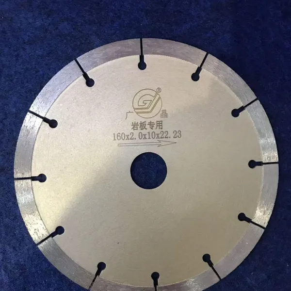 GUANGJING 180mm 2.0mm FLX-A Yellow Diamond Saw Blade for Hard Tiles and Porcelain