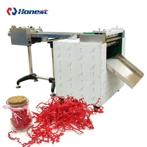 Crinkle/Honeycomb Paper Shredder Machine for Gift Box Packaging photo-3