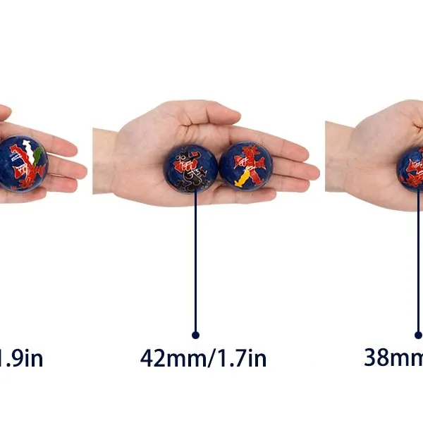 Massage Stress Relief Balls, Gift Baoding Balls, Health Hand Balls, Stress Relief, Stainless Steel Baoding Balls, Stress Relief Balls photo-5
