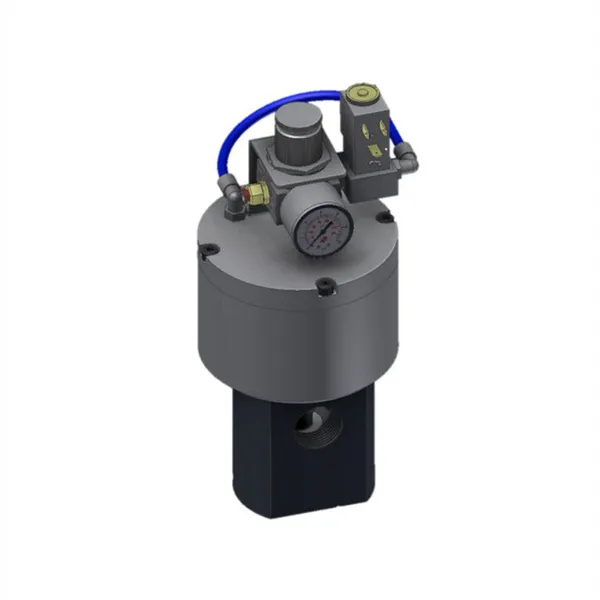 SEIM VCP22 Pneumatic Pilot Operated Control Valve 120 L/min Pressure Setting 5-100 Bar Ratio 20/1 Steel Viton IP65