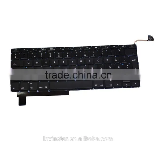 Swedish Laptop Keyboard Replacement 2008-2012 For Macbook Pro 15" A1286 photo-5