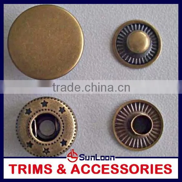 The Most Popular Nice Looking Black Cap Pearl Prong Snap Buttons