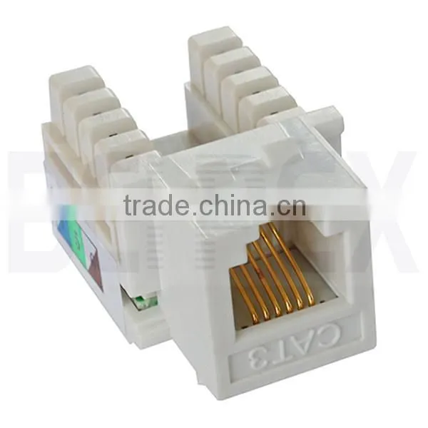 Cat6a Keystone Jack, Cat6a UTP Keystone Jack, Cat6a Unshielded Keystone Jack photo-5