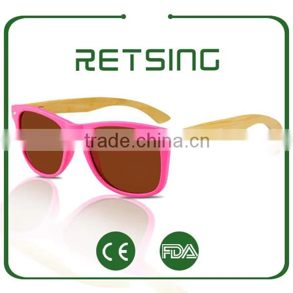 Bamboo Wooden Sun Glasses Metal Hinge Sunglasses Custom Sunglasses photo-3