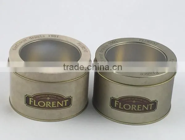 Round Copper Tin Canister for Tea Pack photo-5
