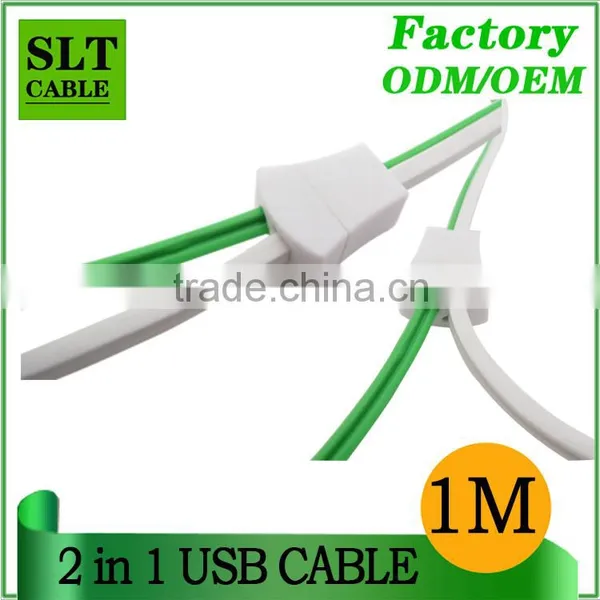 SLT Retractable Zipper USB Cable for Iphone and Sumsung Mobile Phone photo-2