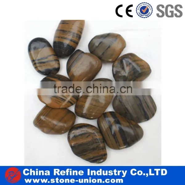 Hot Sale Polished Grade A Stripe Pebble photo-4