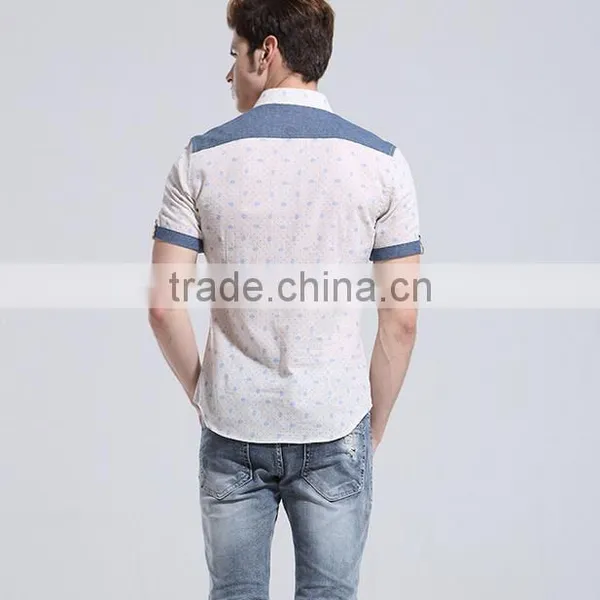 OEM Summer White Slim Man Shirt photo-2