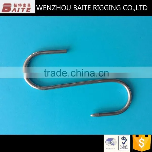 Steel Electric Galvanized S-Shaped Snap Hook Meat Hook Rigging Hardware in China photo-2